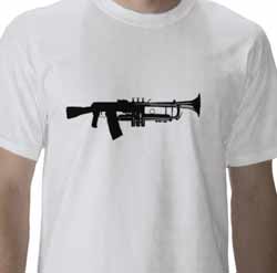 rifle trumpet t-shirt