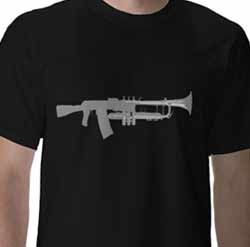 rifle trumpet t-shirt